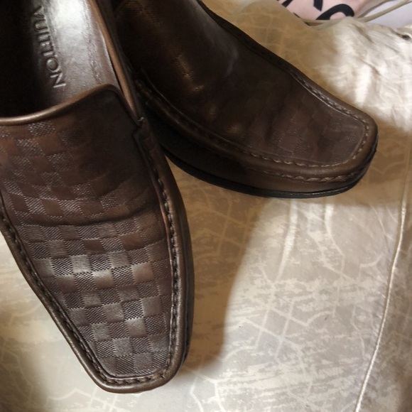❤️ Louis Vuitton Leather Dress Shoes Mens Size 6.5 - Picture 12 of 16